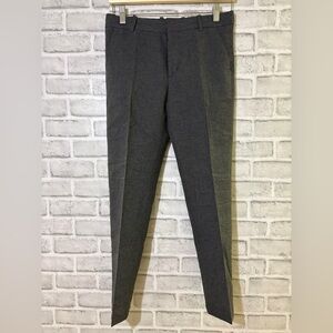 H&M boys textured dress pleated pants gray size 11-12